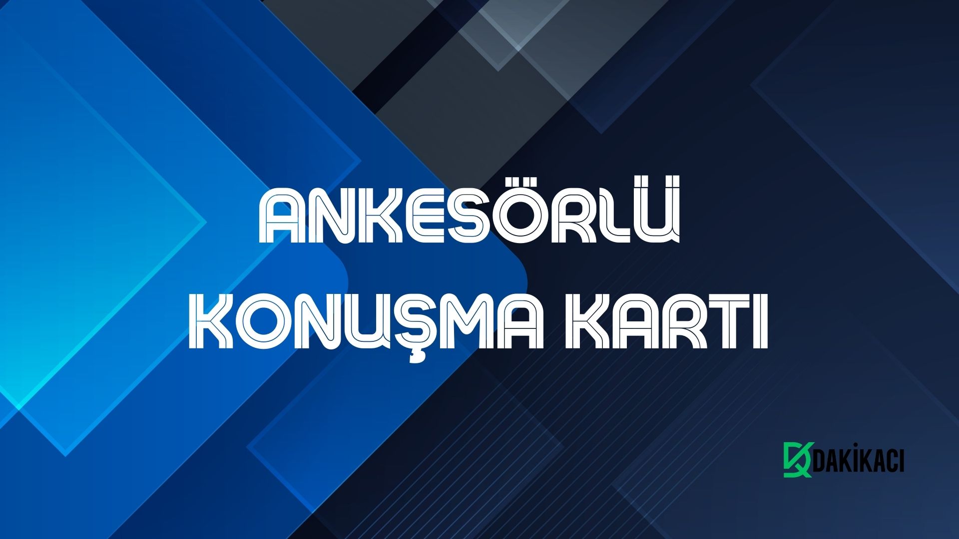 ANKESÖRLÜ KONUŞMA KARTI